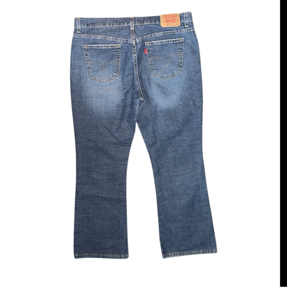 VTG y2k Levi’s 515‎ bootcut medium wash LOW RISE size 12 petite - Picture 3 of 9